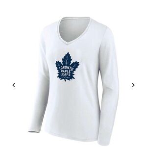 Fanatics White NHL Toronto Maple Leafs Tee NWT